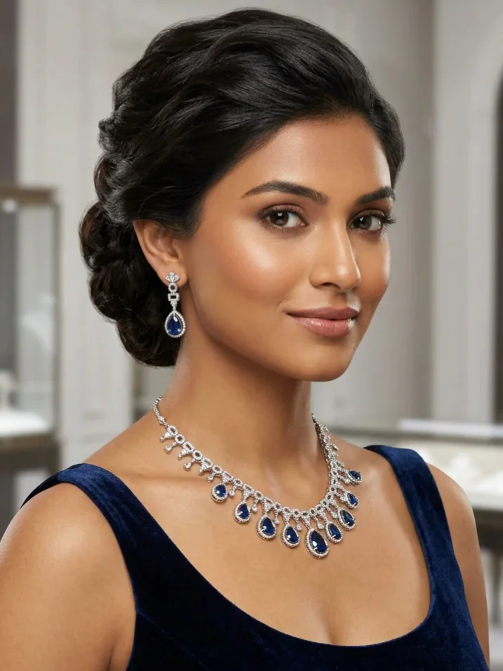 Designer Stone Studded Necklace Set