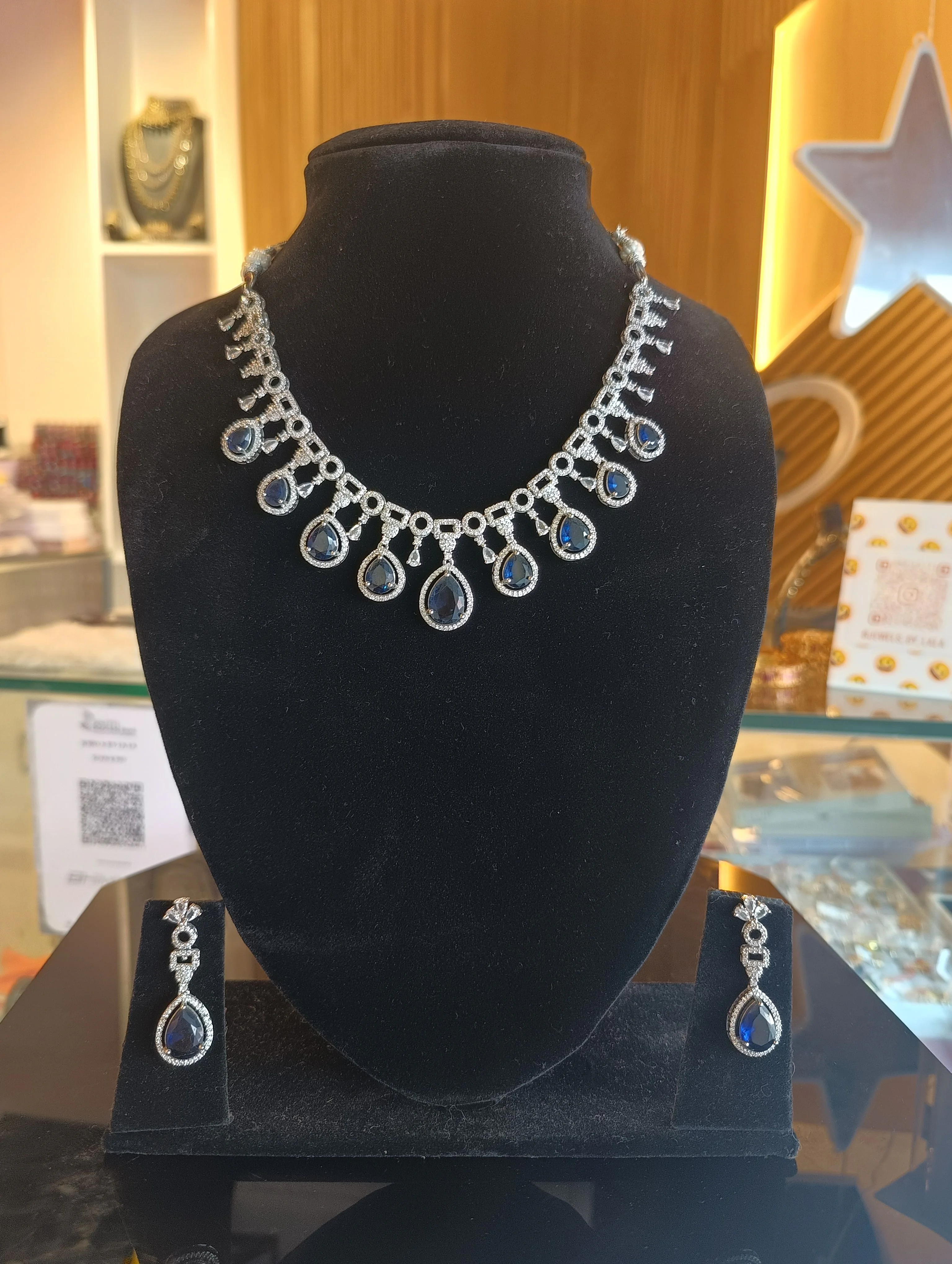 Designer Stone Studded Necklace Set