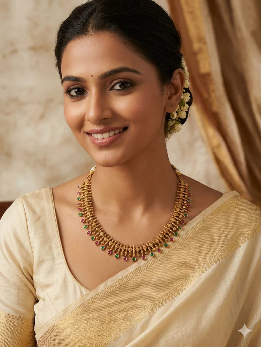 South Indian antique style necklace