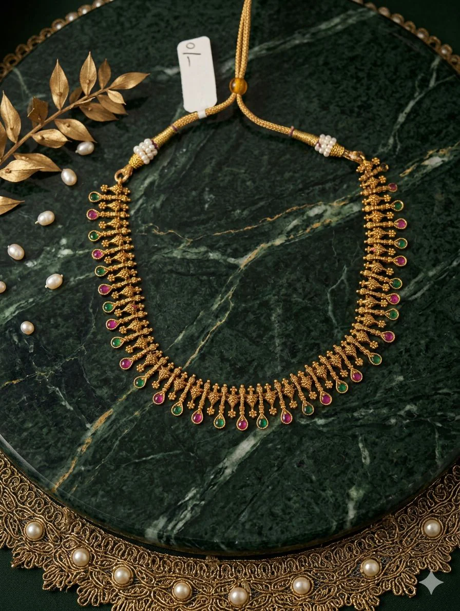 South Indian antique style necklace