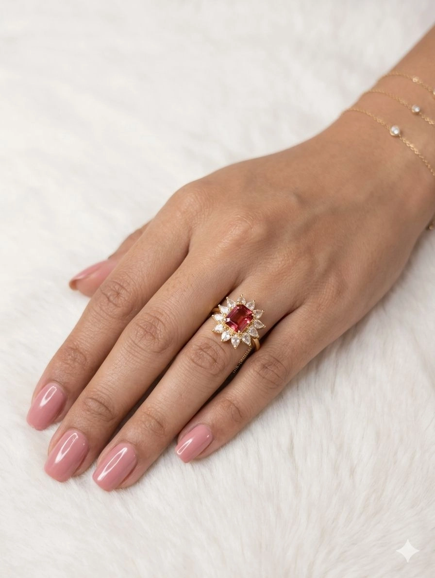 Cocktail-style finger ring 2